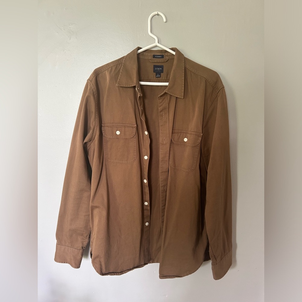 Men’s J. Crew ls button up. Lightly worn. No stains, rips, or tears. Very clean.